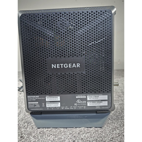 NETGEAR NIGHTHAWK AC1900 WiFi Cable Modem Router Model# C7000 - Tested & Working - Picture 6 of 13